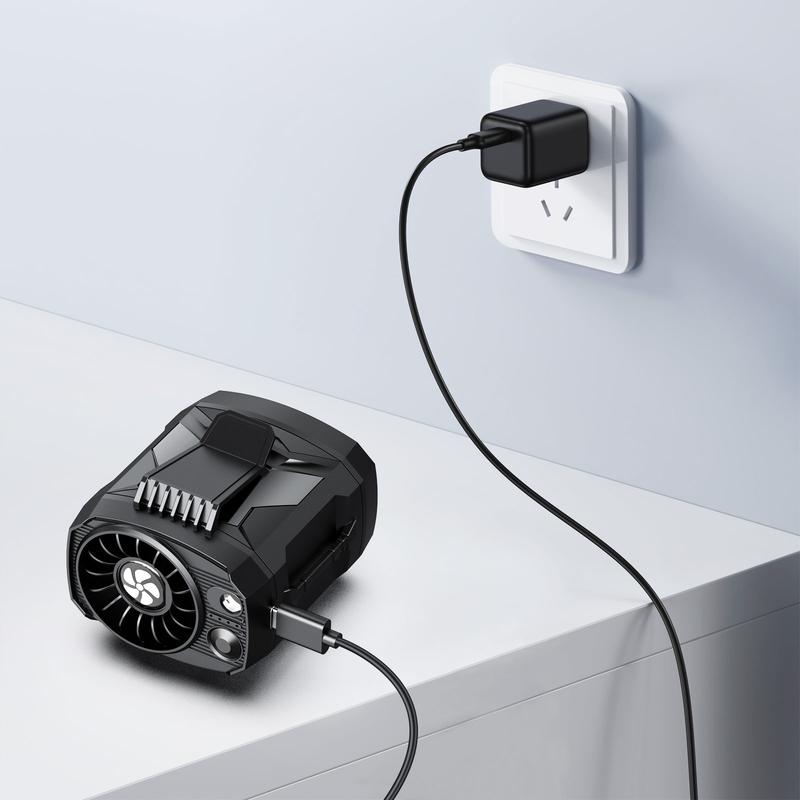 Waist Fan-Under Shirt Fan, Rechargeable,LED Lights, Clip Fan, 4 Speeds, Body Fan for Outdoor Workers, Fishermen, Warehouse Workers, Tourists, Medics Gadgets 2025,Gifts for Holiday