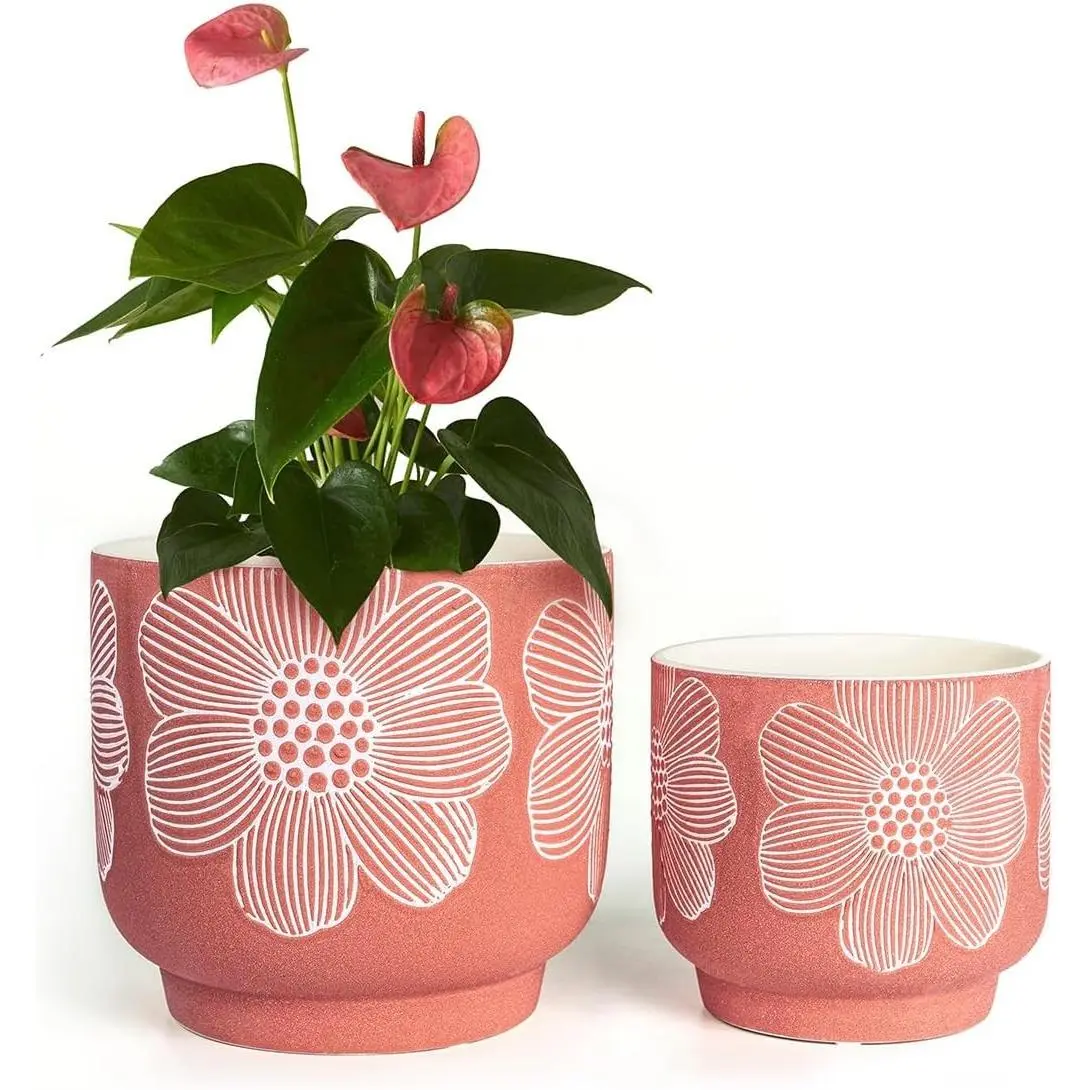 Mordern Red Floral