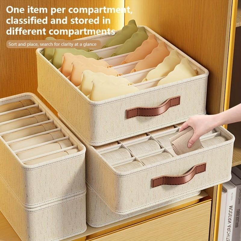 Foldable Storage Box Organizer, Multi-Functional Drawer Type Design, Ideal for Organizing Clothes & Accessories, Durable Foldable Solution