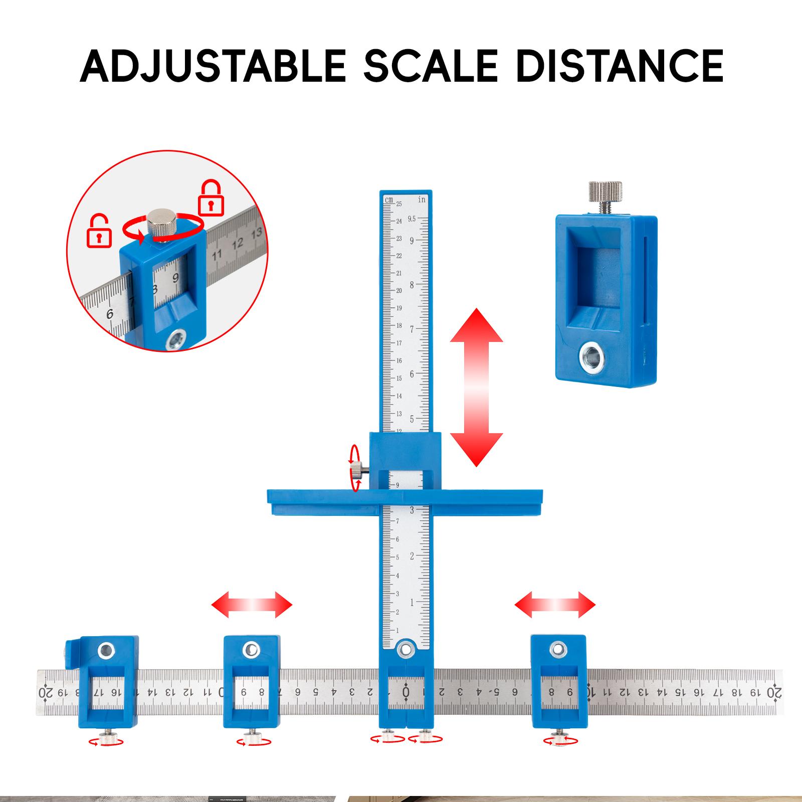 Cabinet hardware jig overview