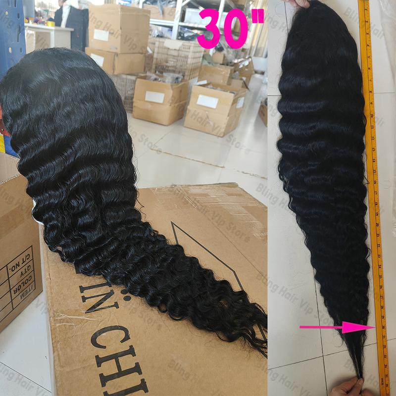 Bling Hair Glueless Wig Human Hair Deep Wave 6x4 5x5 Pre Cut Lace Wig Human Hair Ready To Wear Lace Closure Wigs for Women 13x4 13x6 Transparent Lace Front Wig #TikTokShopFallDealsForYou #TikTokShopHolidayHaul