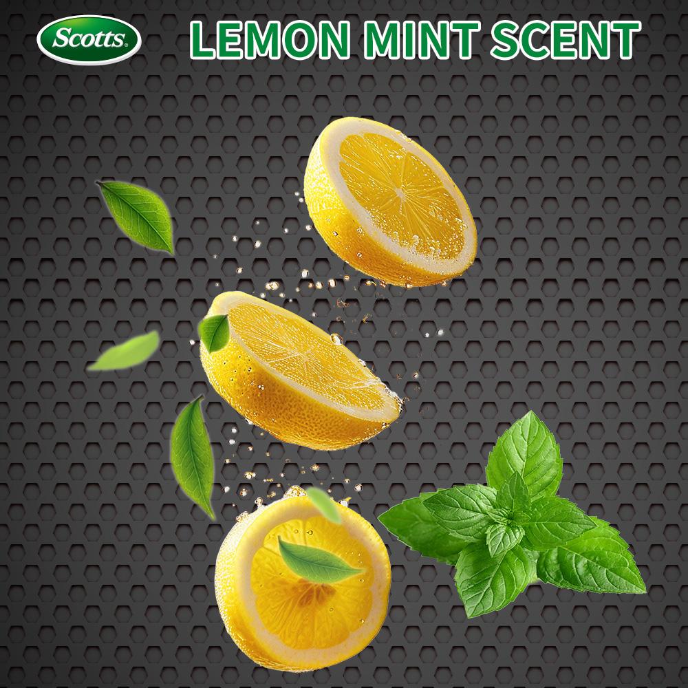 Scotts 8 Gallon Boxed Disposable Non Tear Puncture Tear Resistant Trash Bags, Deodorization And Odor Absorption Technology Kitchen Garbage Bags, Fresh Clean Scent With Lemon Scent, Multipurpose Easy To Usedrawstrings More Durable