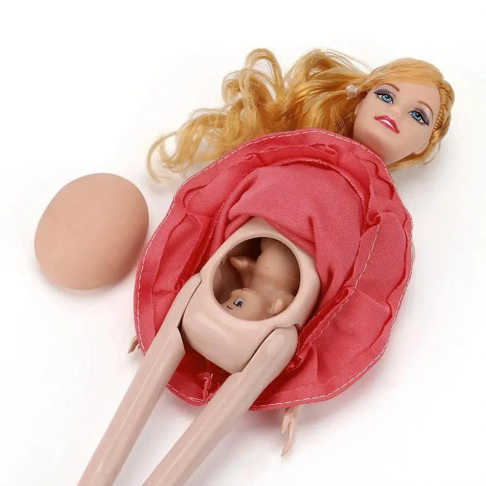 Baby Toy Pregnancy Doll Set Pregnant Doll Suit Doll Have A Baby In Her Tummy For Barbie Doll Child Toy Educational Toy 2022