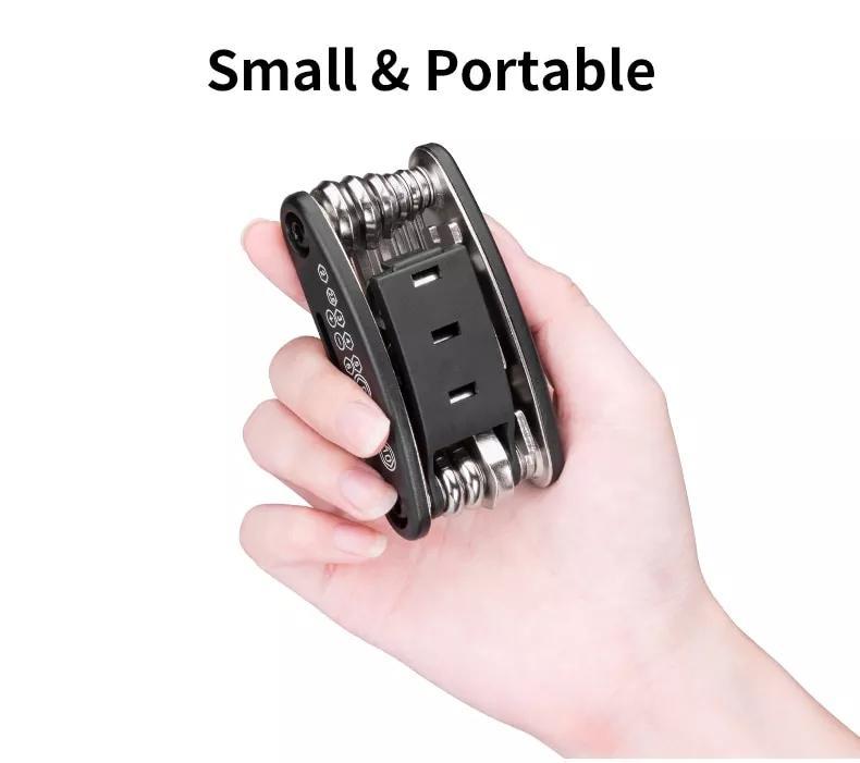 ROCKBROS Bike Repair Tool Durable Aluminum Alloy Bike Tool Kit