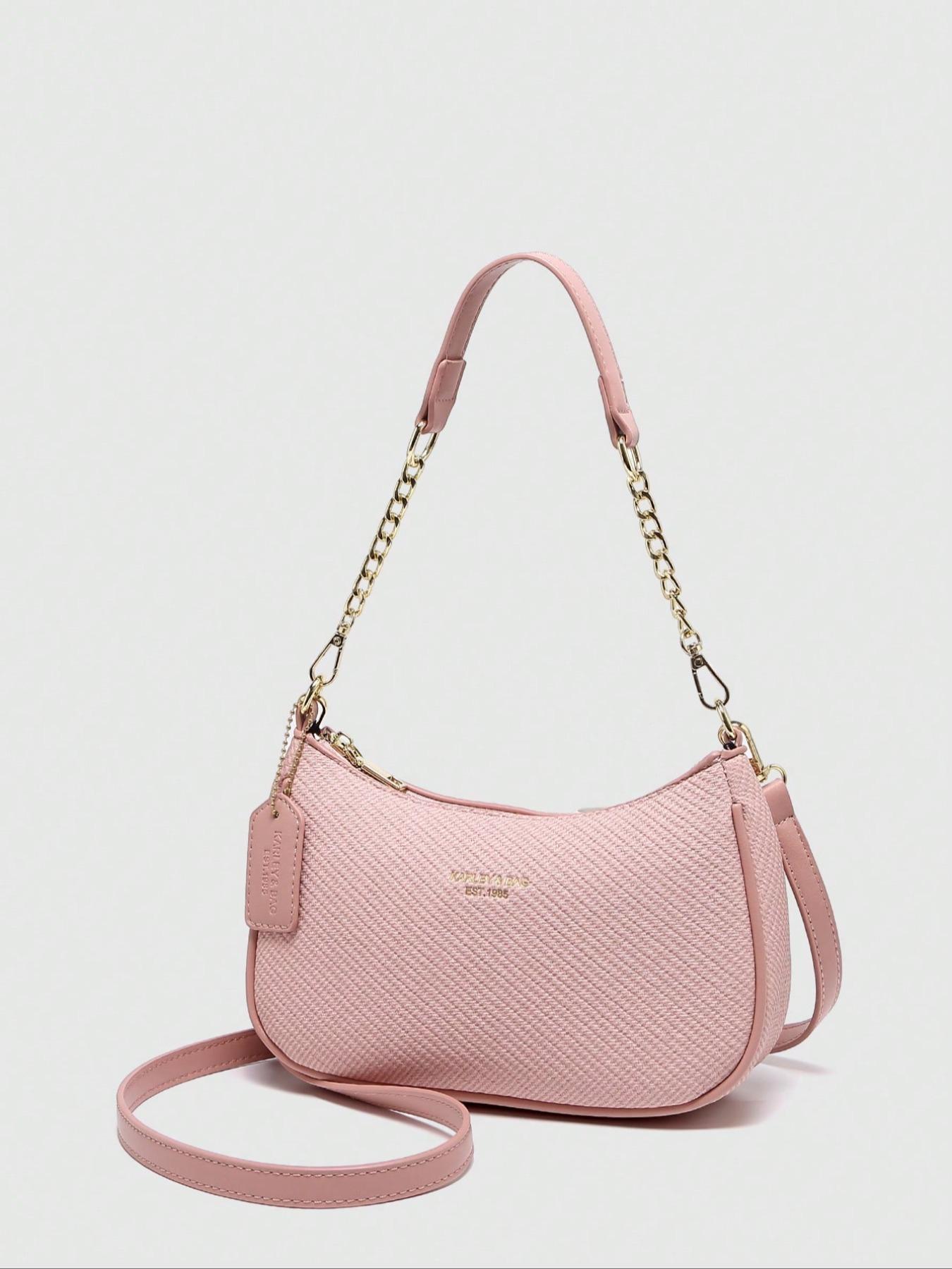 Women's PU Leather Handbag, Vintage Classic Chain Bag, Y2K Style Shoulder Clutch, Casual Summer Crossbody Bag, Perfect for Shopping, Casual Commuter Bag