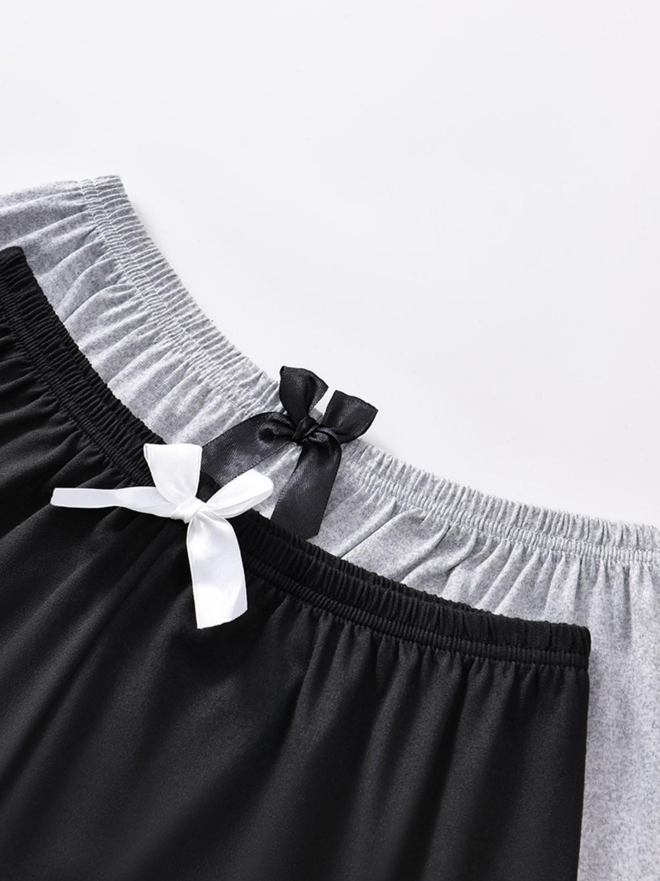 Women's Sleepwear Set Loungewear, Lapel Cardigan & Solid Color Short Sleeve Shorts, Four Seasons Comfortable Home Wear