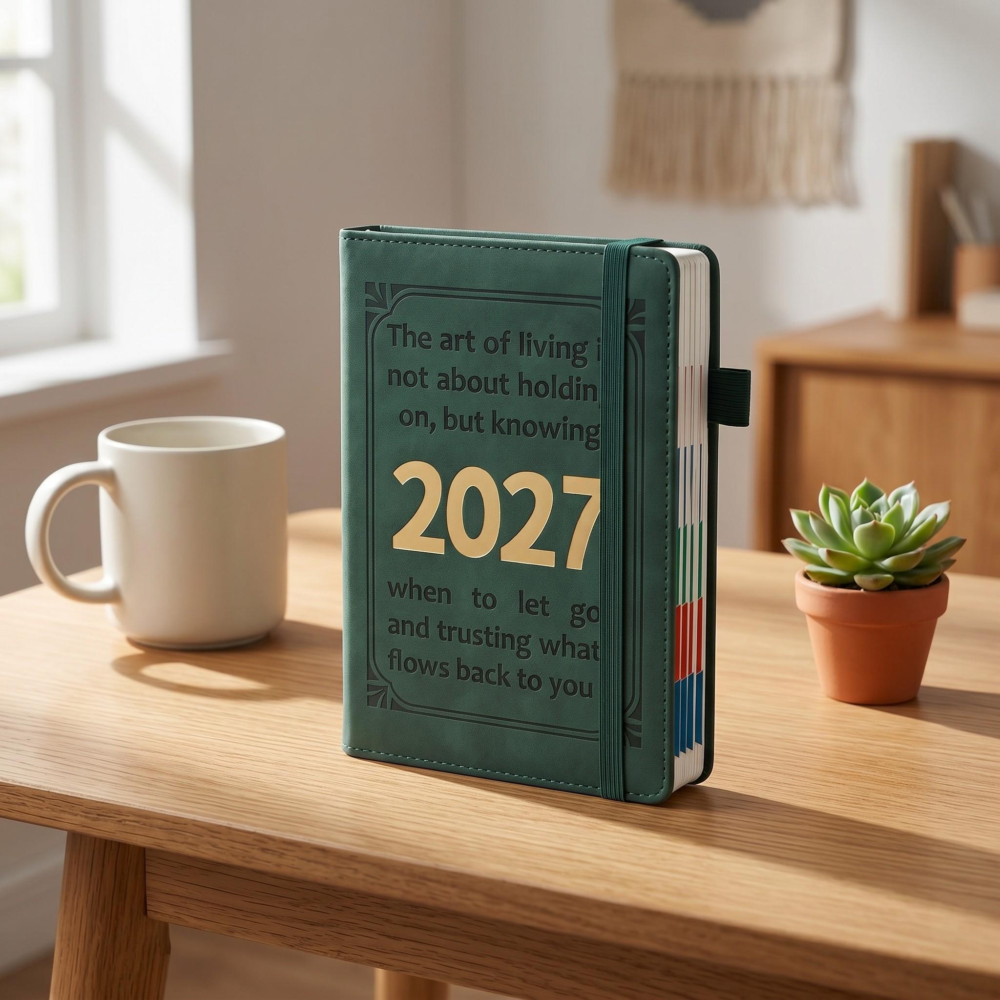 2027 Planner Daily Weekly Monthly Schedule Book, 12 Month Organizer, Goal Planning, Habit Tracker, to Do Lists, Time Management Planner