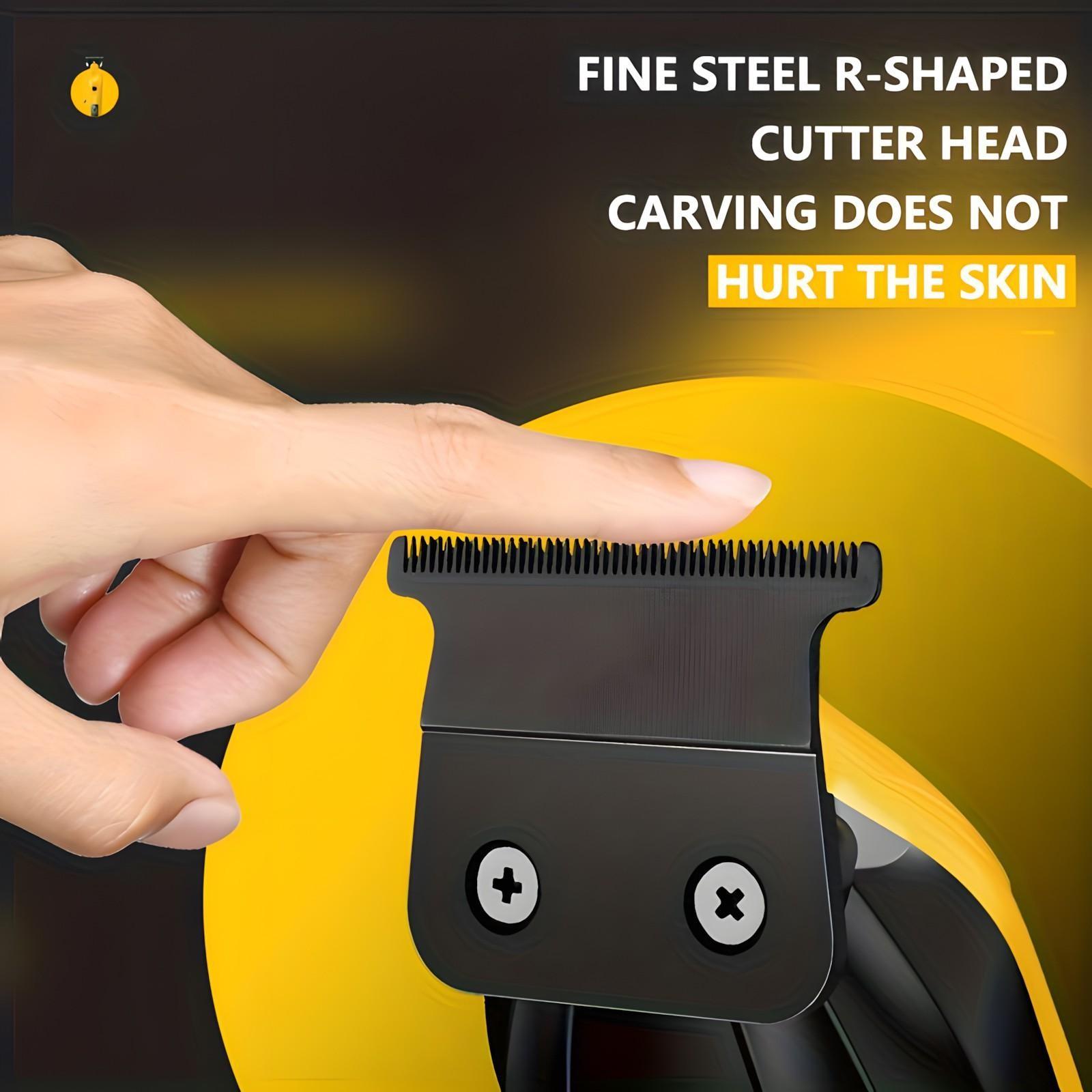 Kemei Km-1693 Men's Professional Hair Trimmer, USB Charging, 7000rpm High Precision Clipper, 1200mah Battery, Speed Adjustment