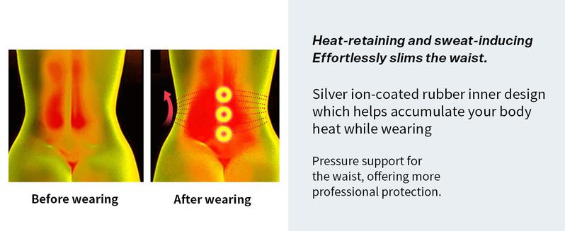 LALAHIGH Sweat Waist Belt: Abdominal Training, Sweat Activation, Targeted Fat Burning, Slimming Effect, Visible Waistline Transformation