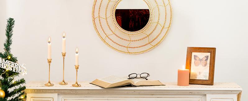 Candlestick Holders Set of 6 Vintage Modern Brass Gold Candlestick Holders for Table Mantel, Home Decor Gift, Modern Home Goods Bedroom Ornaments Candlestick Holders Set of 6 Vintage Modern Brass Gold Candlestick Holders for Table Mantel, Home Decor Gift, Modern Home Goods Bedroom Ornaments