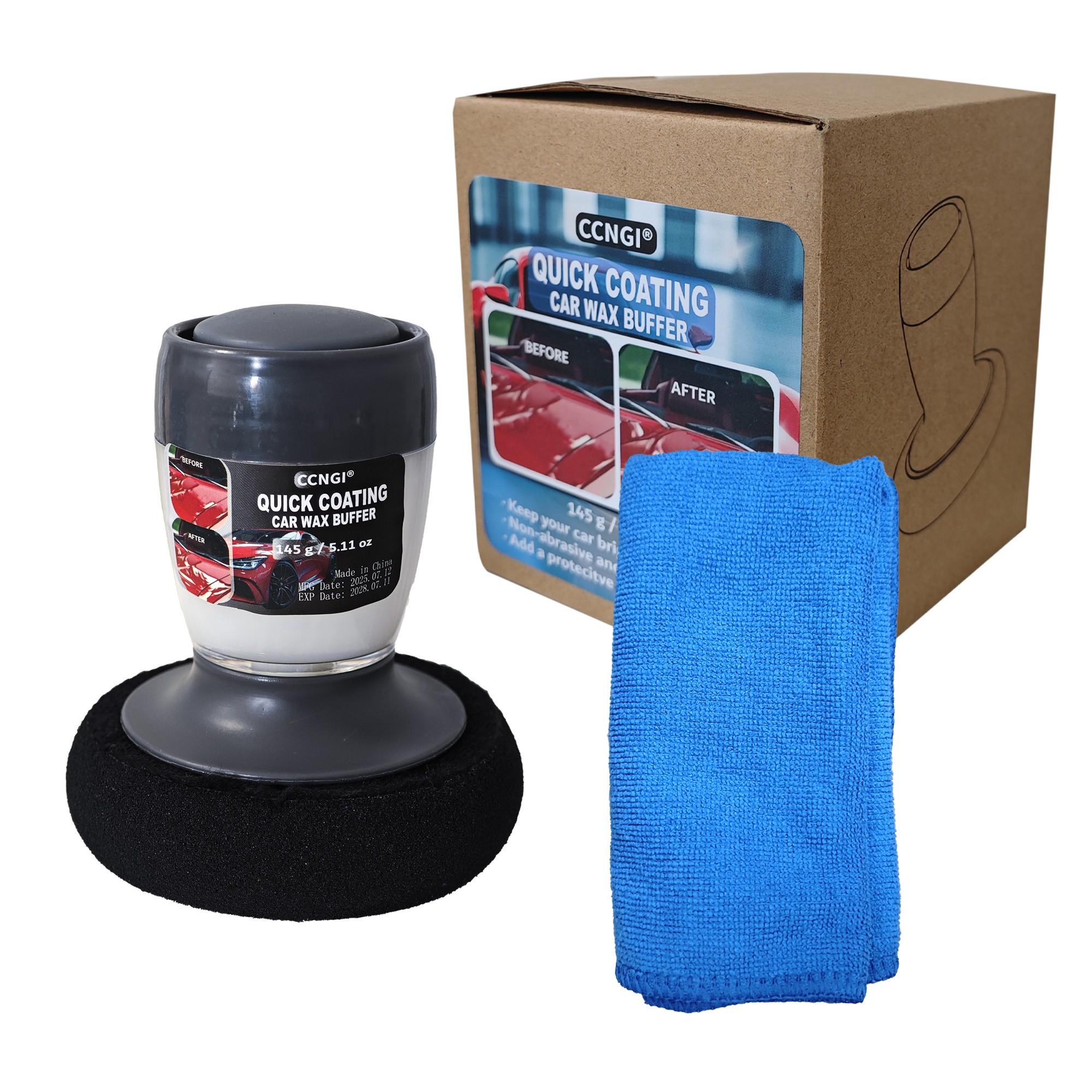 CCNGI Professional Car Care Kit, Multi-Surface Polisher for Glass and Plastic, Press-Down Liquid Dispenser, Ideal for Paint Enhancement