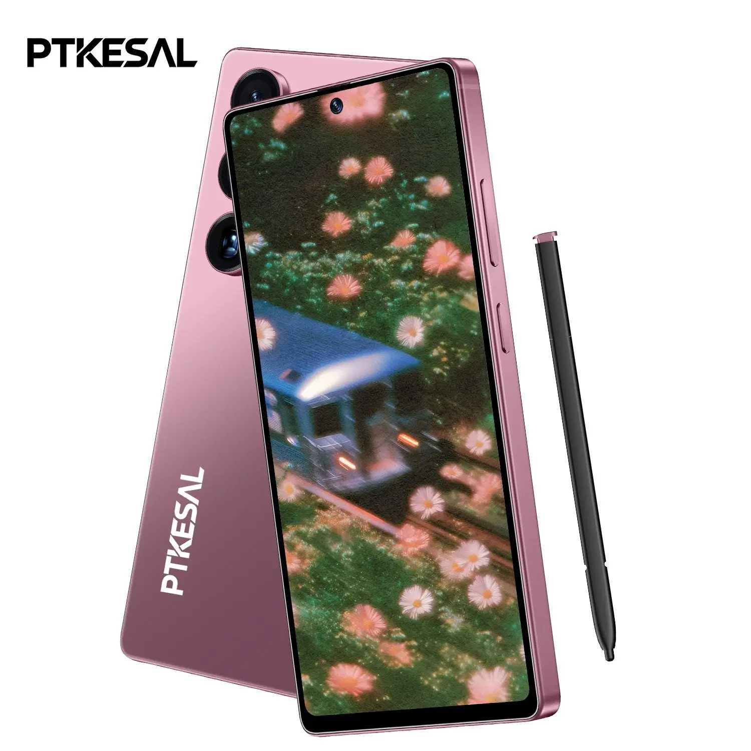 PTKESAL-25 Ultra large-screen smart phone, 6.75-inch ultra-clear full screen, 4100mAh long-lasting battery, MTK6762 eight nuclear processor, 4G full netcom, Android 12,6+64GB large memory, 8+20MP camera.