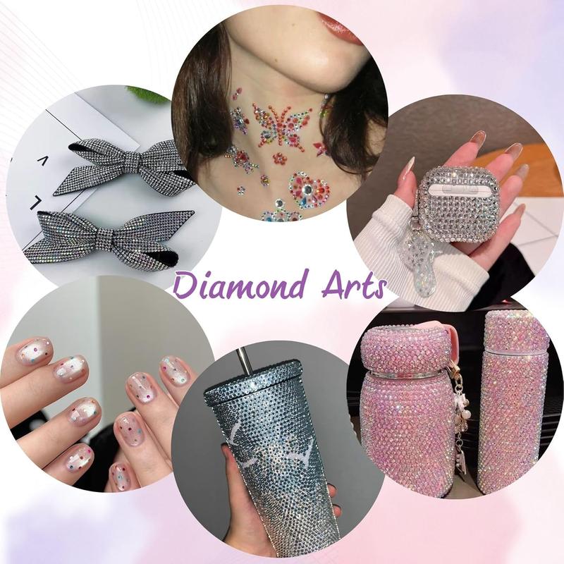 1 Box of 3mm Pink Series Semi-circle Nail Rhinestones Gradient Shinny Resin Flatback Rhinestones Charms Bedazzling Kit for DIY Shoe Book Nail Crafting Glitter Decorative Nails