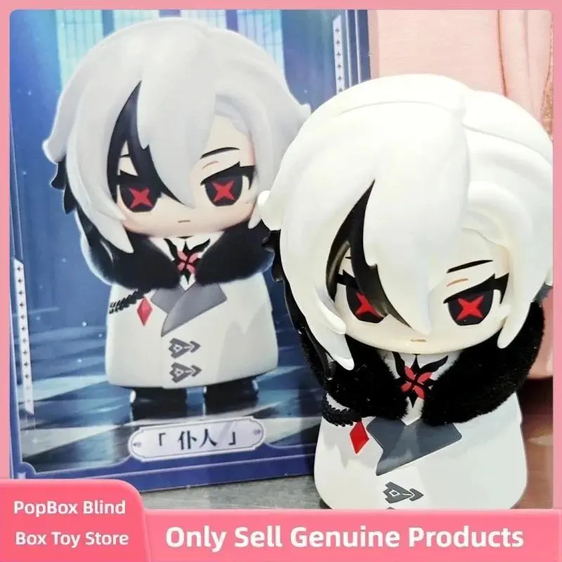 Hot Suplay Genshin Fatui Harbinger Series Blind Box Mihoyo Game Figure Trendy Desktop Decor Ornaments Model Toy Mystery Box Gift