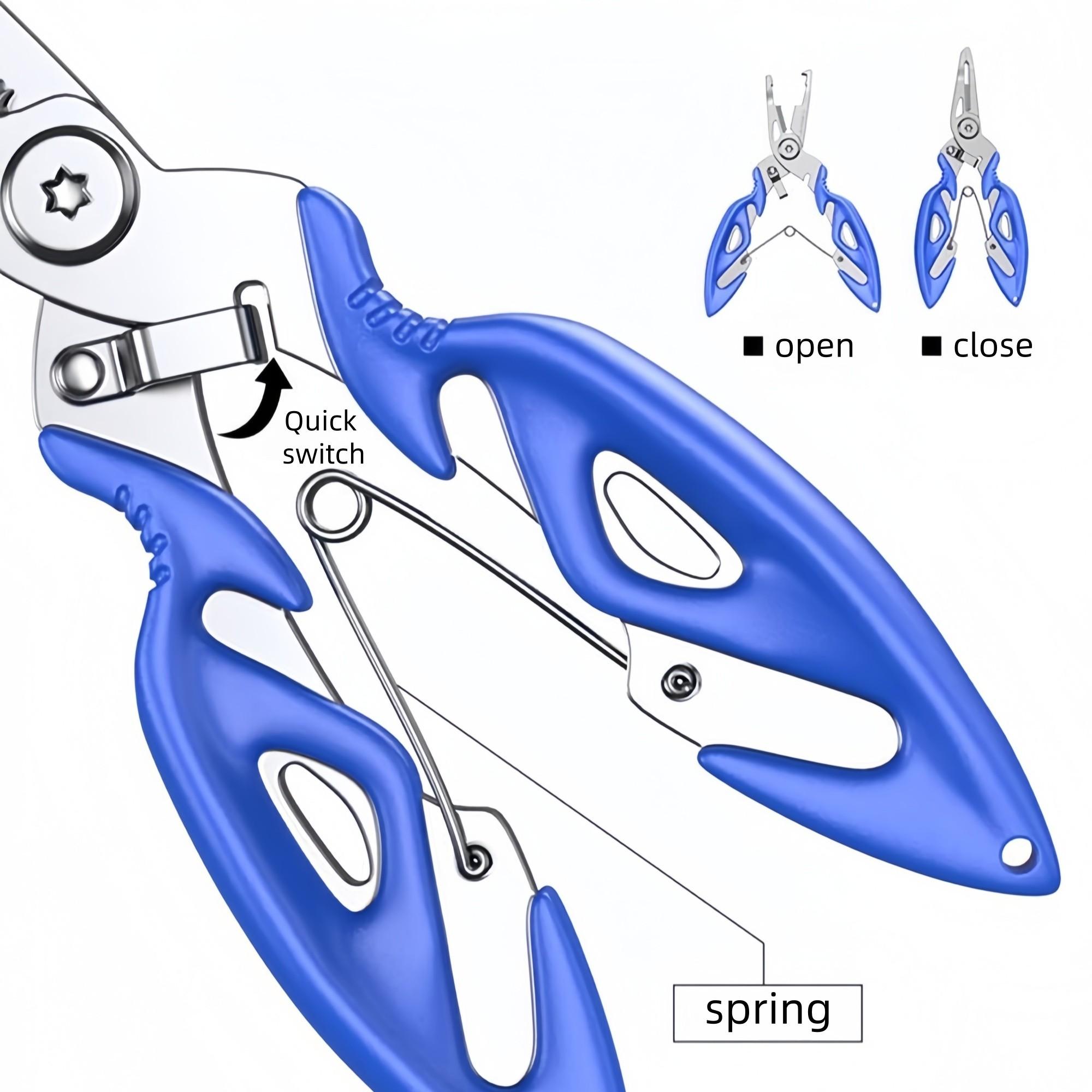 Multi-Functional Fishing Pliers Hook Remover, 4.9 Inch Fish Gripper Tool, Durable Fishing Gear Accessory, Essential Angling Equipment