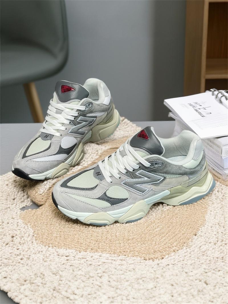 9060Retro chunky sneakers, patchwork design, daily versatile