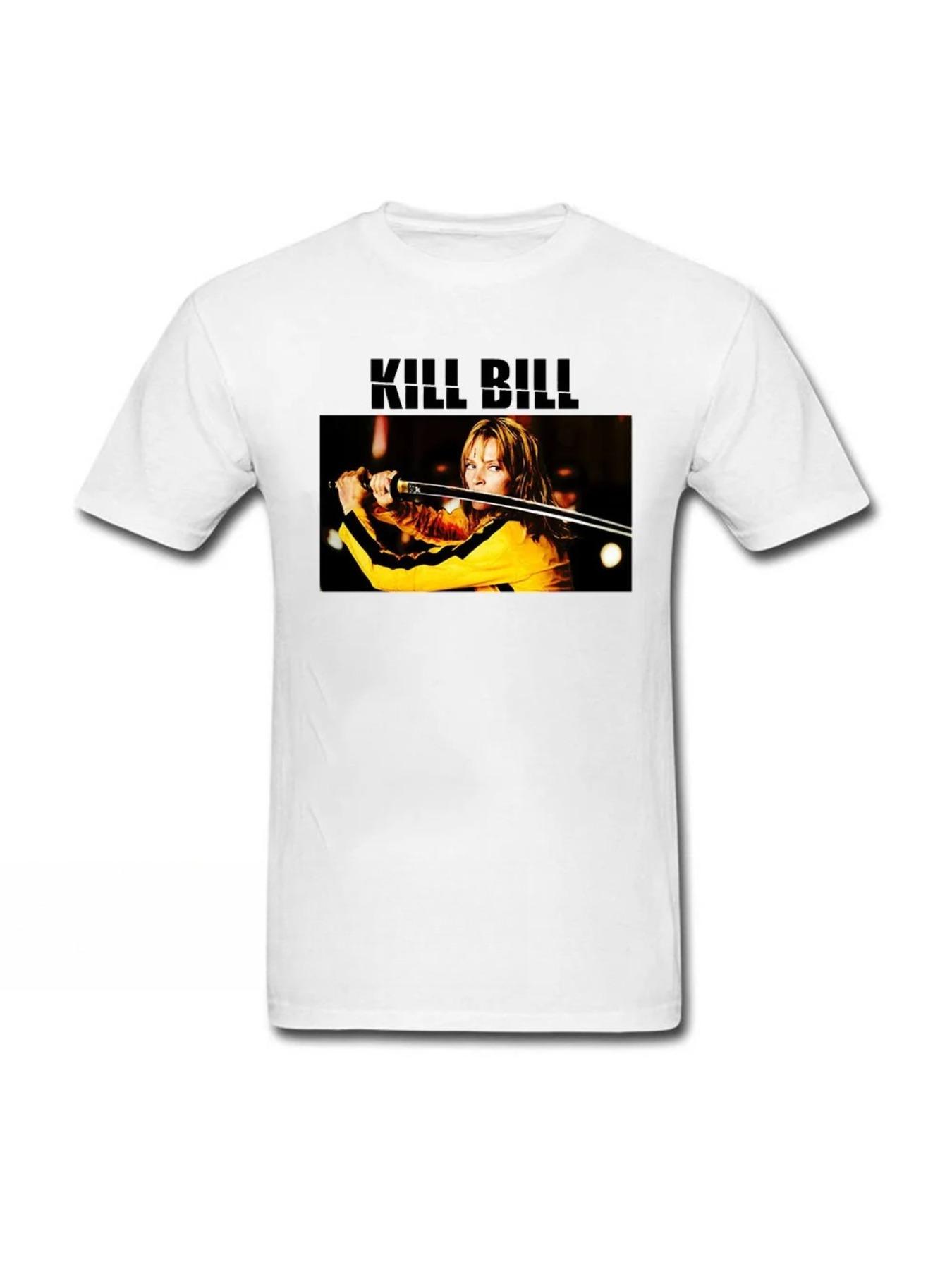Movie Kill Bill Pulp Fiction Django Tshirt Quentin Tarantino Film Graphic Tshirt Mens Casual Loose Tops Men T-shirt