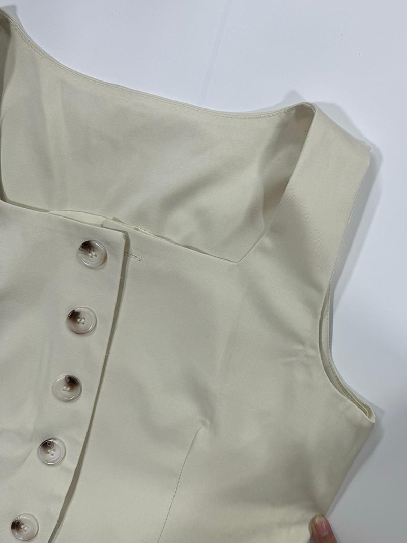 Women's Solid Color Tank Top & Skirt Two-piece Set, Casual Fashion Cozy Two Piece Set for Daily Outdoor Wear, Ladies Clothes for Summer, Office Siren Outfits