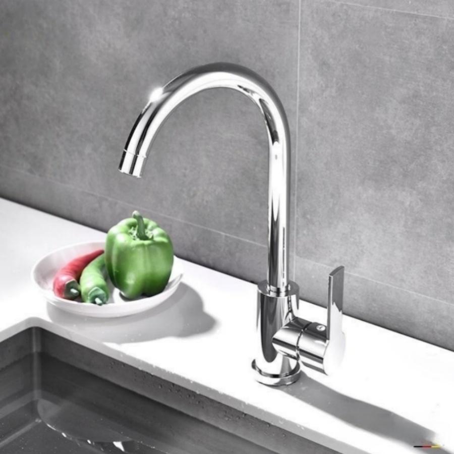 Kitchen Sink Faucet, 2 in 1 Cold & Hot Water Faucet, Kitchen Rotatable Sink Faucet