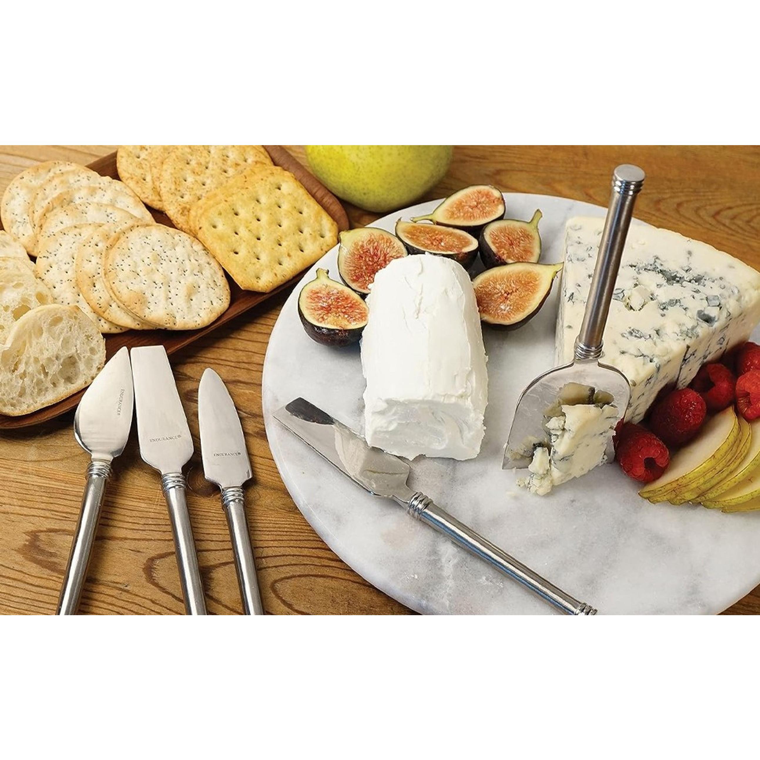International 6-Piece Oval Porcelain Cheese Board Collection Accessories