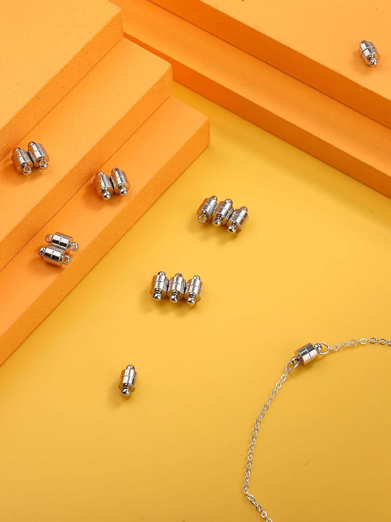 Magnetic Clasps Set for Jewelry Making, Magnetic Converter & Extender Clips, Ideal for DIY Bracelets Necklaces, Enhance Your Craft Projects