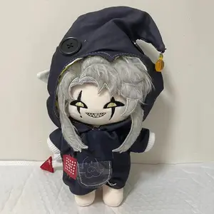 Stuffed 20cm The Freak Circus Pierrot Attributes Dress-up Plush Puppet Toys for Children Adults Collectible Game Peripheral Gift