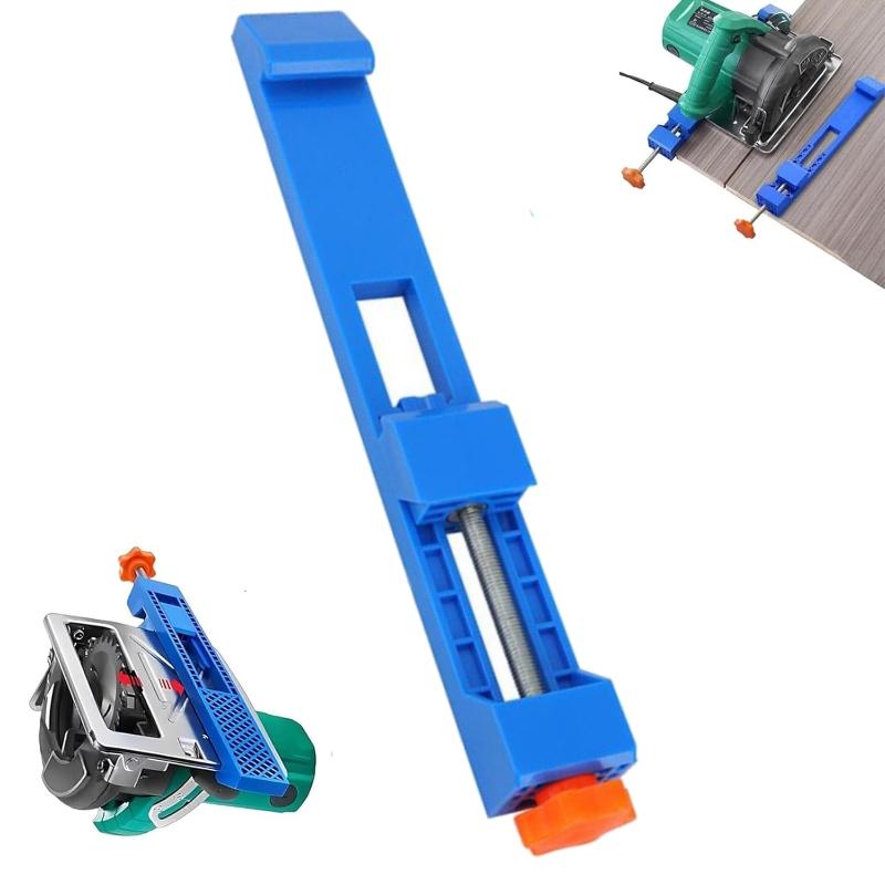 Blue Cutting Machine Base Adjustable Circular Saw Guide Rail, Precision Cutting and Milling Track for Accurate Cuts Hardware