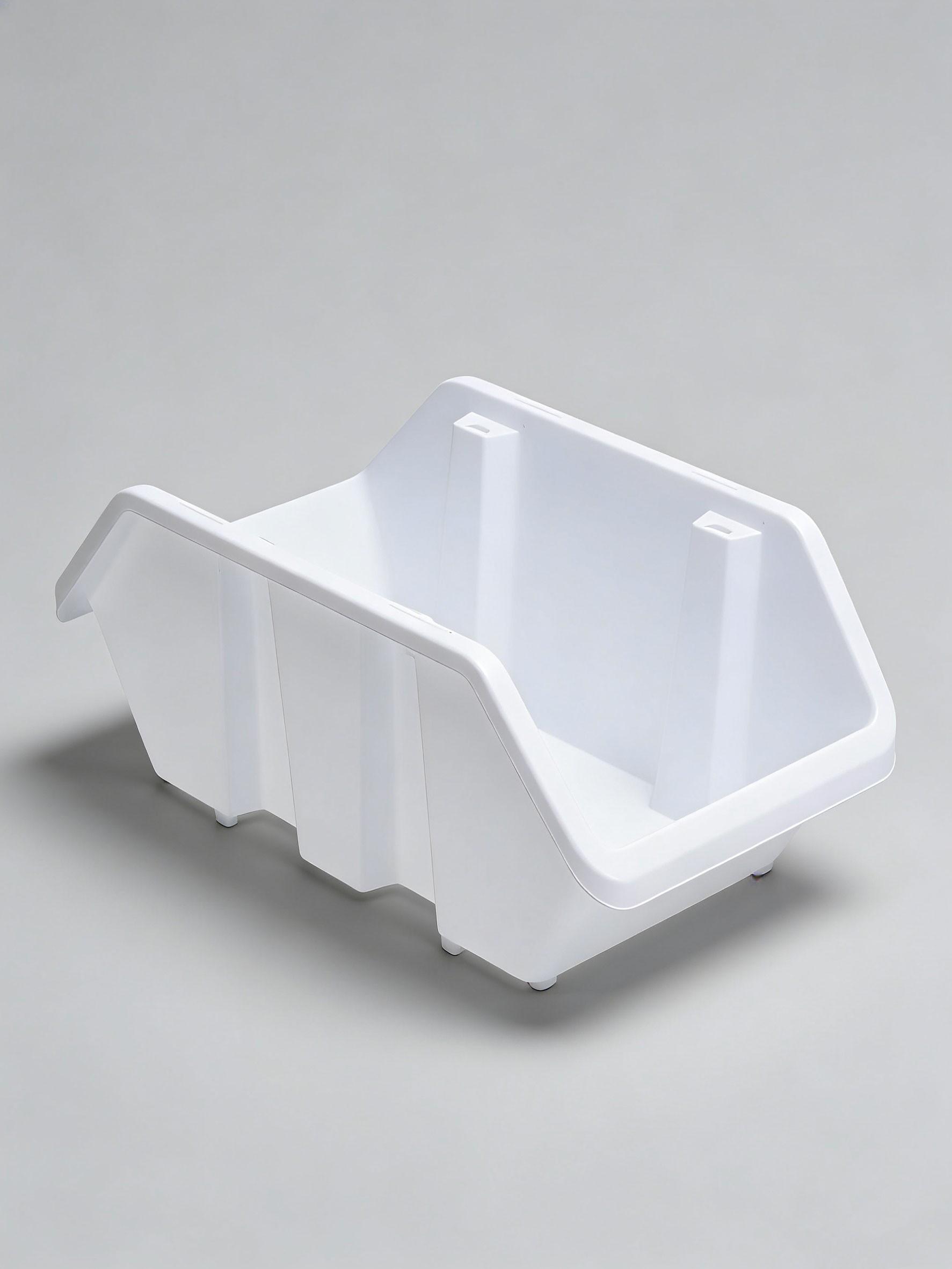 Stackable Slanted Storage Basket, Home Toy Organizer Box, Parts Separation Sorting Container, Multi-Purpose Household Storage Solution