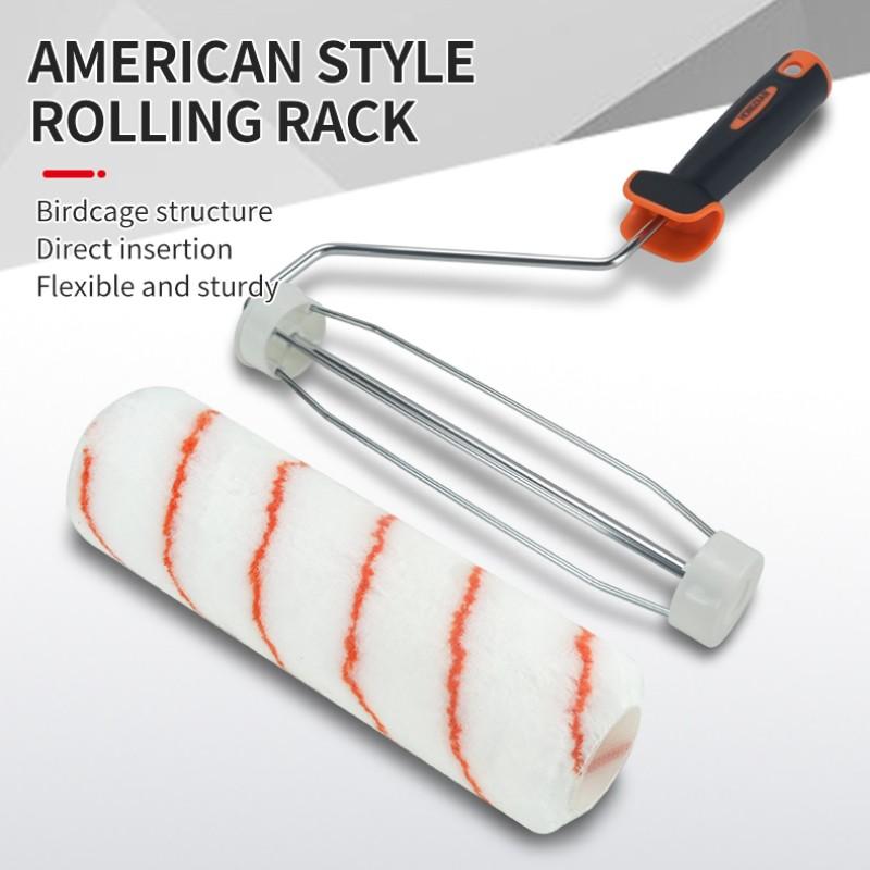 Roller Brush Set of 4 Pieces, Essential Painting Tools, Durable & Efficient Application, Perfect for Home Improvement Projects