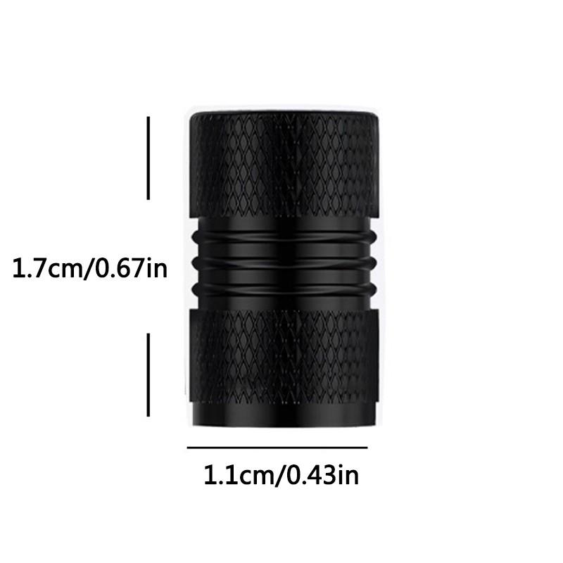4pcs Car Wheel Air Stem Cover, Tire Valve Dustproof Caps, Aluminum, Corrosion Resistant, Universal for Cars, Trucks, Motorcycles, Suvs, Bikes