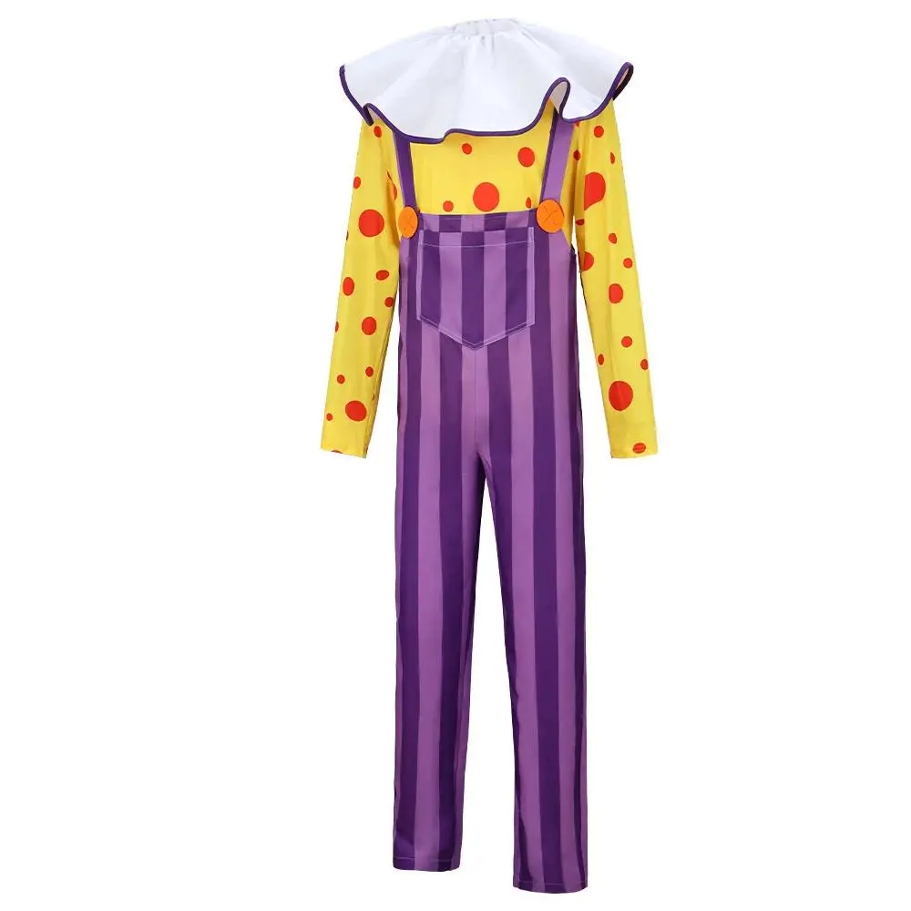 Toy Story Chuckles Jumpsuit Cosplay Costume Anime Character Halloween Costume Party Performance Clothing for Adult Men