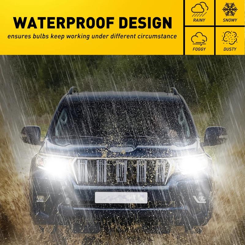 AUXITO Combo 2 H4 9003 LED Headlight Kit Bulbs High Low Beam Super White 10000LM AUXITO Combo 2 H4 9003 LED Headlight Kit Bulbs High Low Beam Super White 10000LM