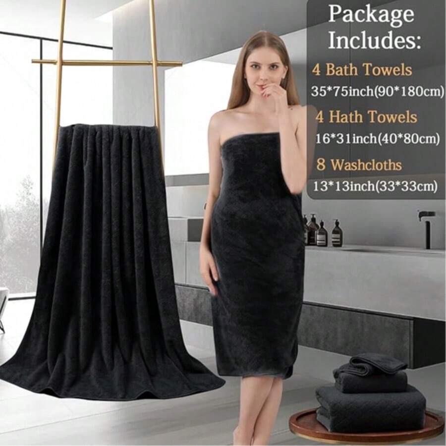 Women's Bath Towel Set - Adjustable Microfiber Super Absorbent, Bath Towel And Bathroom Shower Head Cover, Quick Drying Hair And Body, Suitable For Gym, Spa, Sauna And After Shower Body Covering, Pink Gray Back To School Women's Bath Towel Set - Adjustable Microfiber Super Absorbent, Bath Towel And Bathroom Shower Head Cover, Quick Drying Hair And Body, Suitable For Gym, Spa, Sauna And After Shower Body Covering, Pink Gray Back To School
