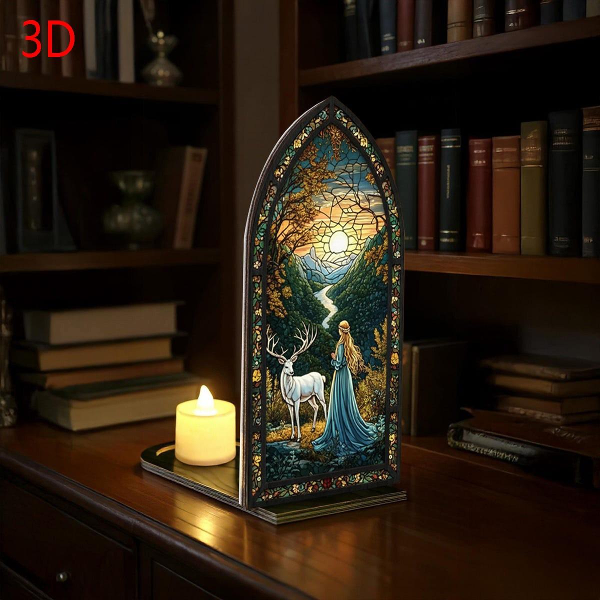 3D Aelin Throne of Glass Book Nook, Fantasy Bookshelf Decor, Book Series Decor, Book Lover Gift, Bookish Merch, Decorative, Candles Not Included