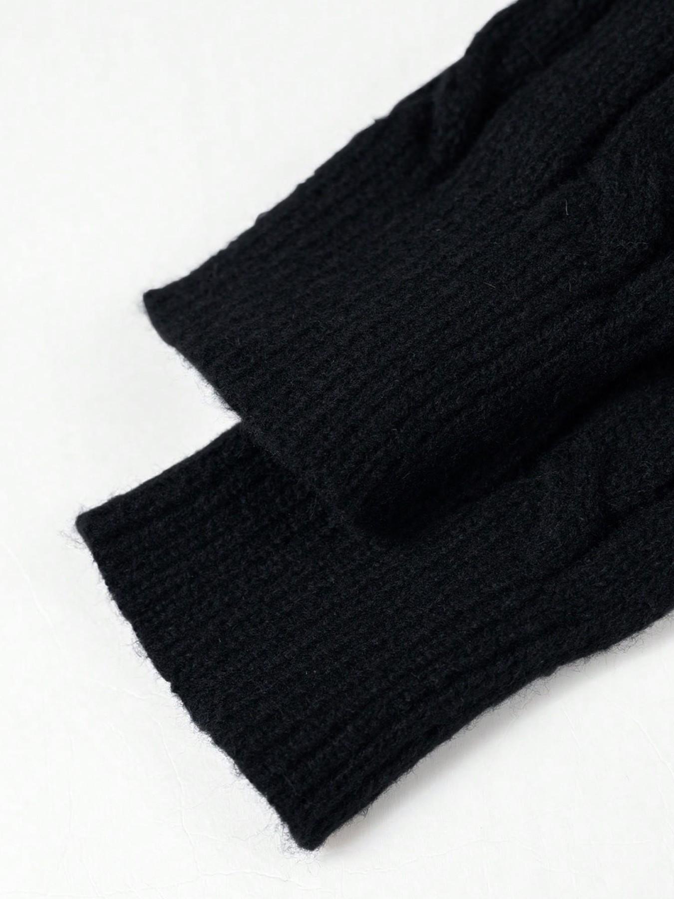Men's Long Sleeve Cable Knit Polo Jumper, Knitwear, Lapel Collar Half Zip Placket, Thick Soft Warm Fabric, Casual Fall Winter Wear, Smart Office Commute