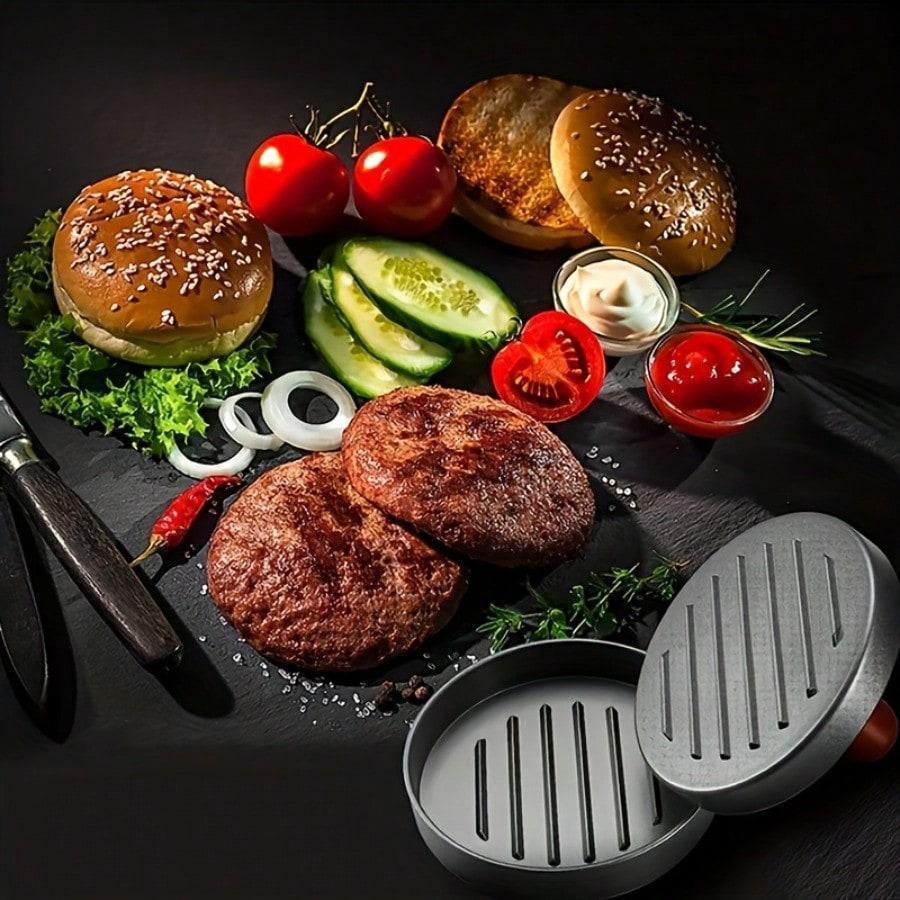 1pc Burger Press Non-Stick Hamburger Press Patty Maker Mold | Meat Beef Cheese Veggie Burger Maker For Grill Griddle BBQ Barbecue