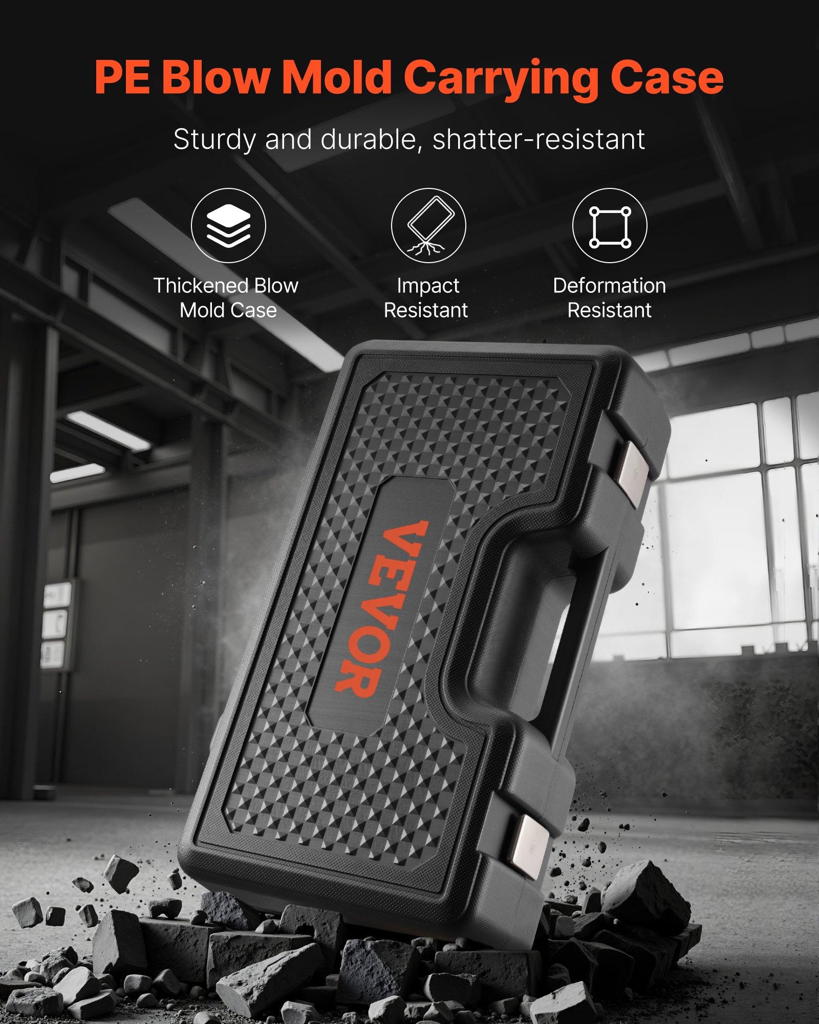 【Summerfinds】VEVOR Pull and Press Sleeve Kit, 26 PCS, Steel Bush Removal Insertion Sleeve Tools with Carrying Case, Compatible with LCV and HGV Engines, for Removing and Installing Bushings, Bearings, and Seals