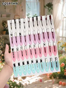 40Pcs Professional No Crease Hair Clips for Makeup Application & Styling - Seamless Hair Clips for Skincare, No Bend Leaf Hair Barrettes, Hairpins for Women Girls, Hair Claws