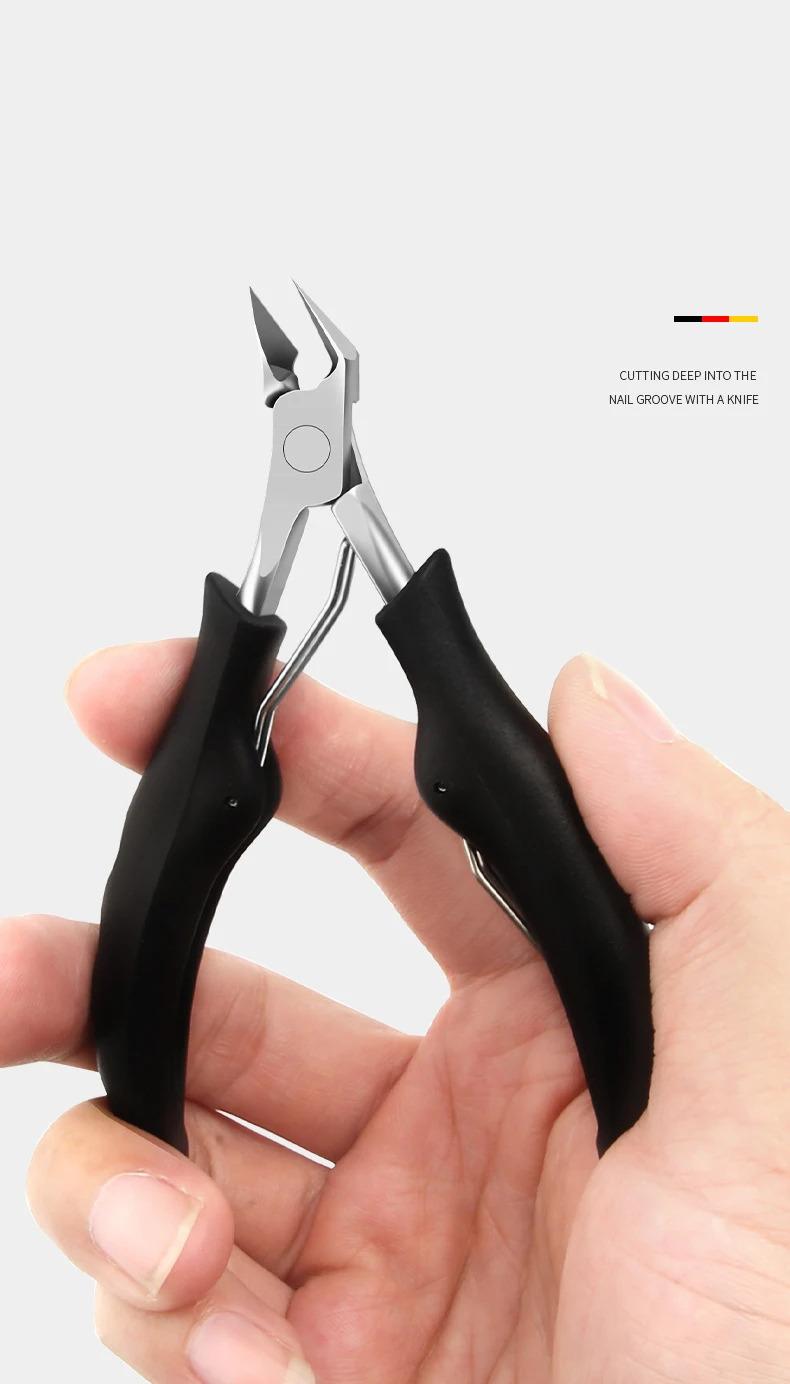 1pc,Sharp Toenail Ingrown Cuticle Nipper Nail Clipper Edge Cutter Scissor Nail Pliers Tool Dead Skin Remover Pedicure Manicure Tools