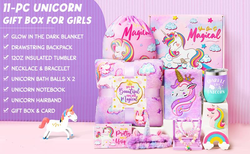 Mayicivo Unicorn Unique Easter Gifts Idea for girls,graduation gift boxes