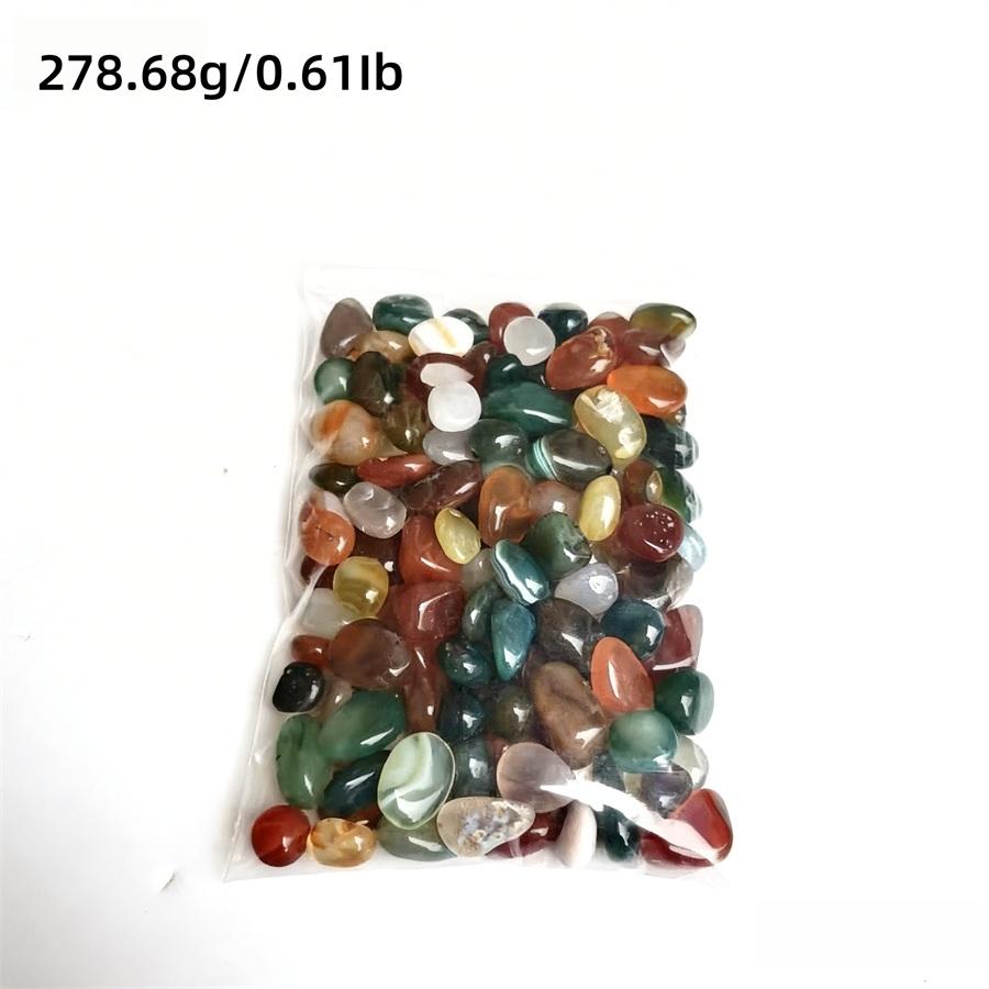 Mix Color Polished Decorative Stones for Meditation Aquarium Decoration, Vase Filler Plant Pot DIY Handmade Landscape Home Office Decor