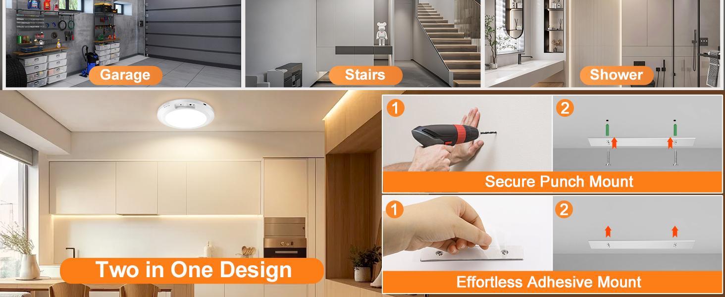 Rechargeable Motion Sensor Ceiling Light with Remote – 10000mAh Battery Powered Magnetic Wireless LED Light for Closet Shower Stairs Shed Hallway Porch Patio Garage ect, 3 Color 10-Level Dimmable, No Wiring Rechargeable Motion Sensor Ceiling Light with Remote – 10000mAh Battery Powered Magnetic Wireless LED Light for Closet Shower Stairs Shed Hallway Porch Patio Garage ect, 3 Color 10-Level Dimmable, No Wiring