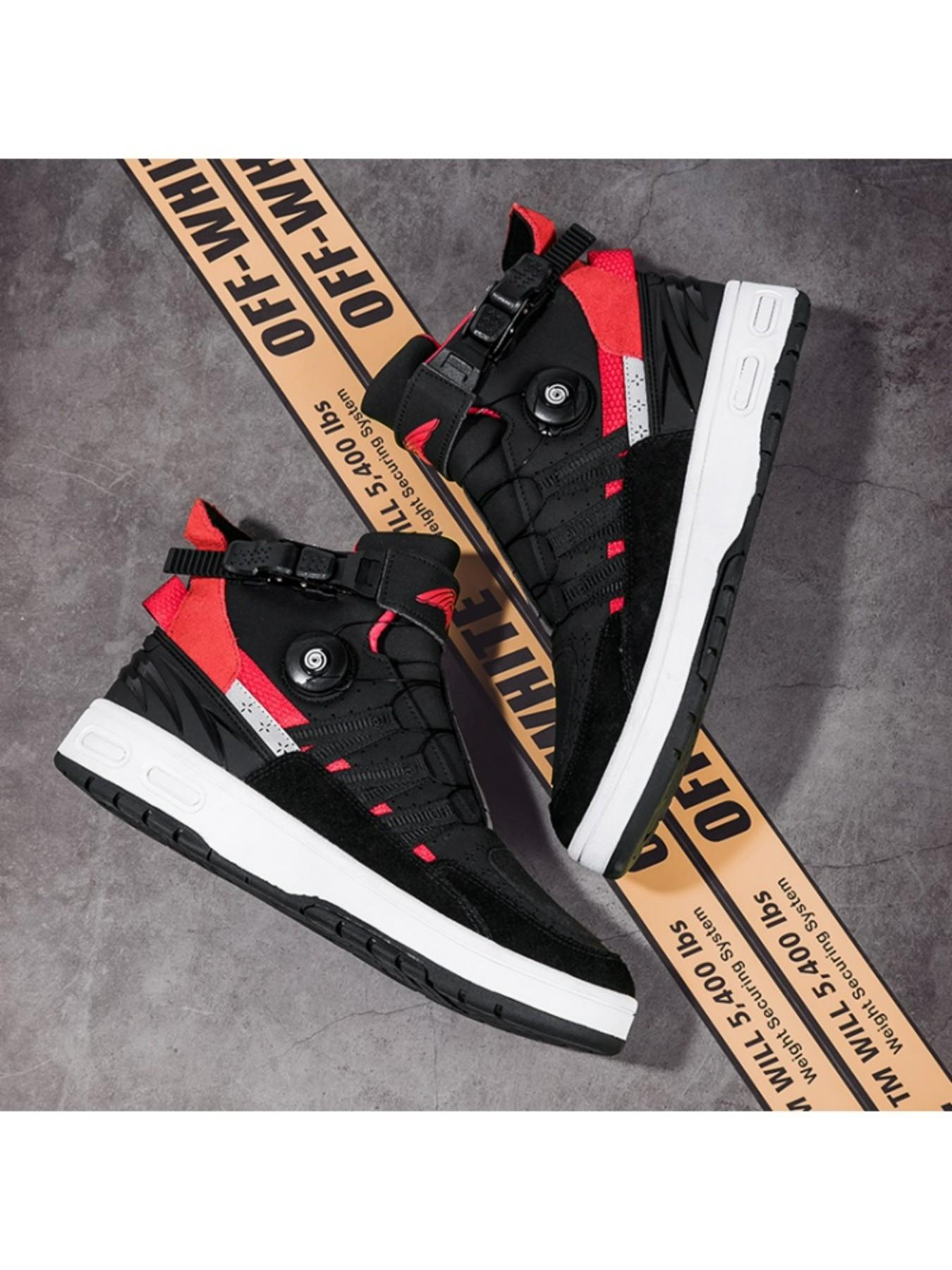 Men's Motorcycle Riding Shoes, Anti-Slip Racing Boots, Waterproof Safety Design, Comfortable and Secure, Ideal for Safe Cycling