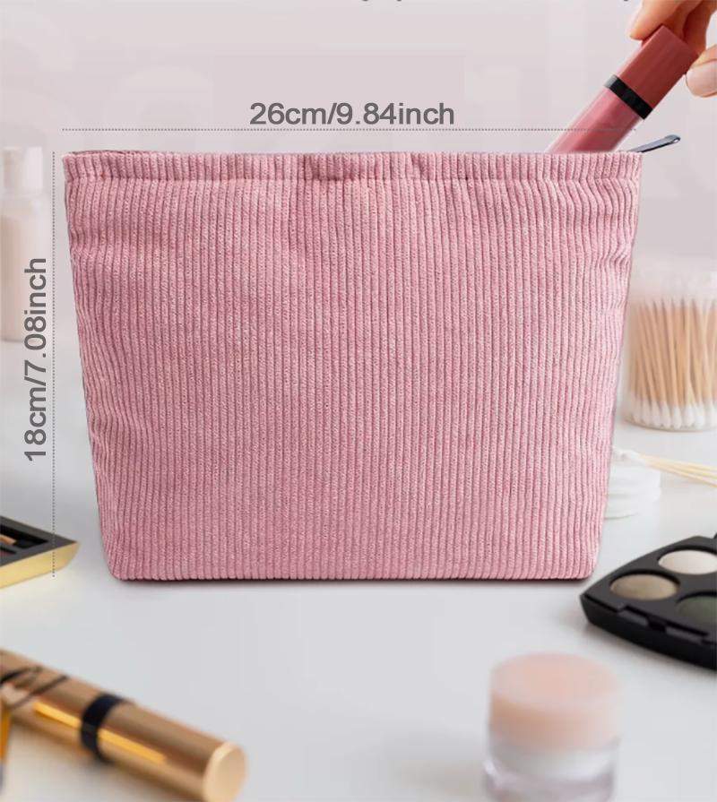 New Miffys Woman Corduroy Makeup Bag Female Cute Toiletry Bags Girl Kawaii Travel Portable Zipper Storage Wash Bag Birthday Gift