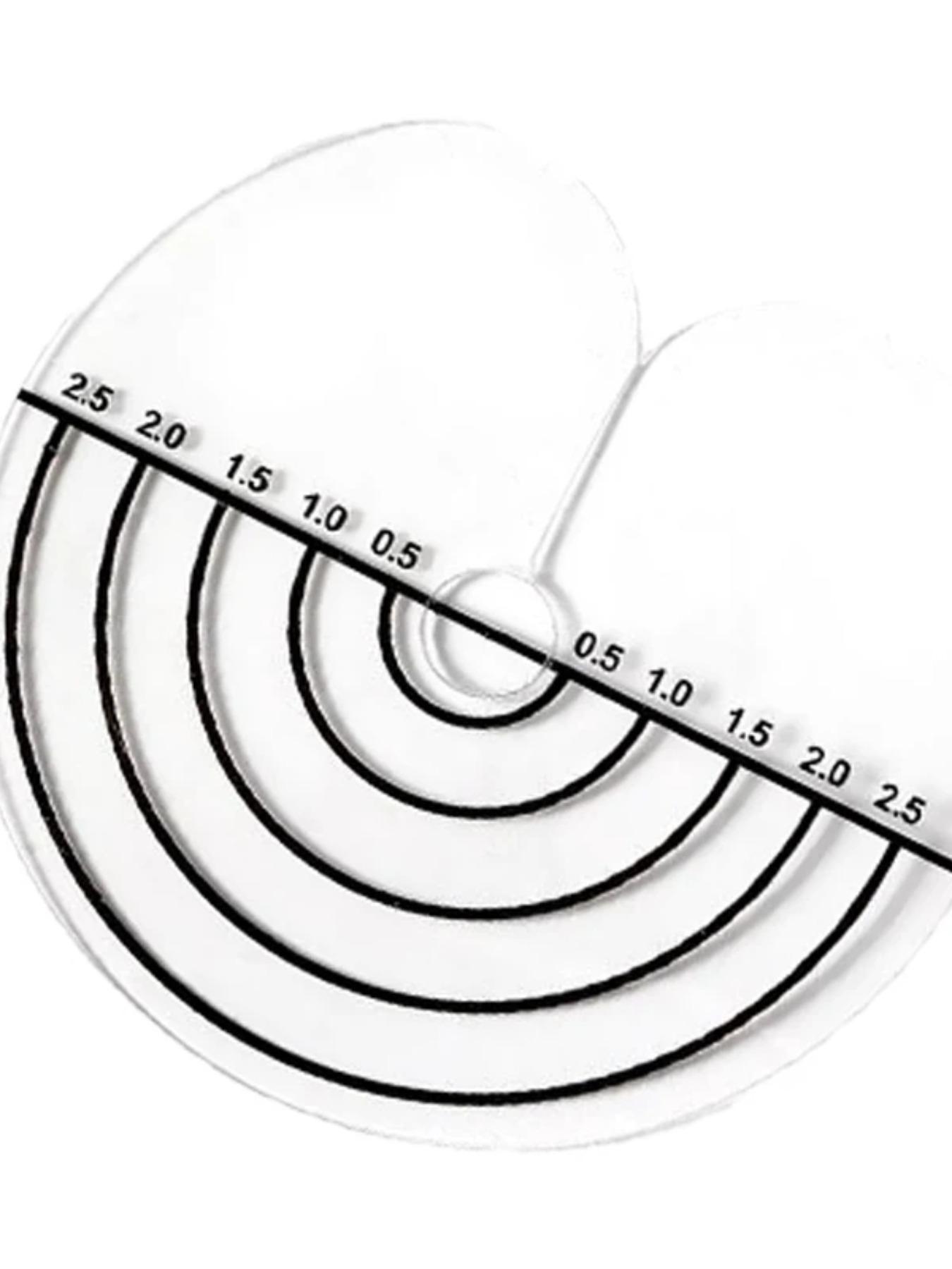 10 Piece Hair Extension Measuring Ruler, Transparent Scale, Professional Hair Division Tool, Salon Stylist Essential, Precision Measurement