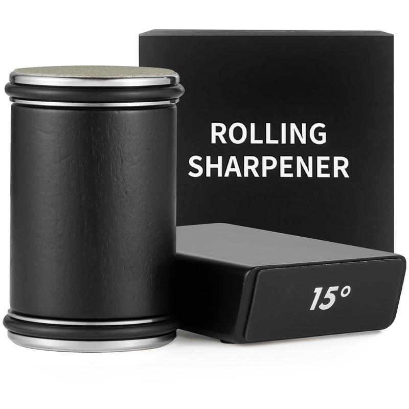 Rolling Knife Sharpener ， Rolling Knife Sharpener Kit Is Suitable For Any Kitchen Roller Knife Sharpener, And The Knife Sharpener Roller Supports Magnetic Tilting At 15 ° And 20 Knife