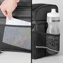 ROCKBROS Bike Trunk Cooler Bag Bicycle Rack Rear Seat Carrier Bag Insulated Bike Panniers for Bicycle Commuter Shoulder Bag 11L Storage Luggage Bags for Cycling Accessories e-Bike Cargo Travel