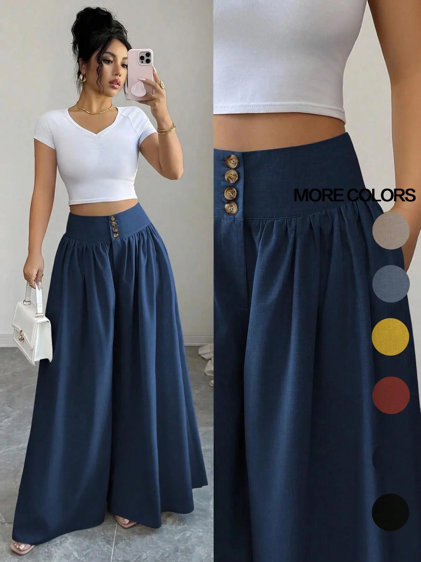 Discounted Lantern Pocket Long Pants, Stylish and Comfortable Design, Perfect for Daily Wear, Ideal for Casual