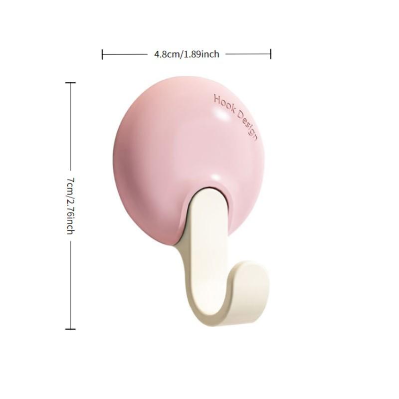 Multi-Functional Home Hook, Strong Adhesive Wall Mount, No Drill Bathroom Hook, Invisible Sticky Hook, Space-Saving Organizer