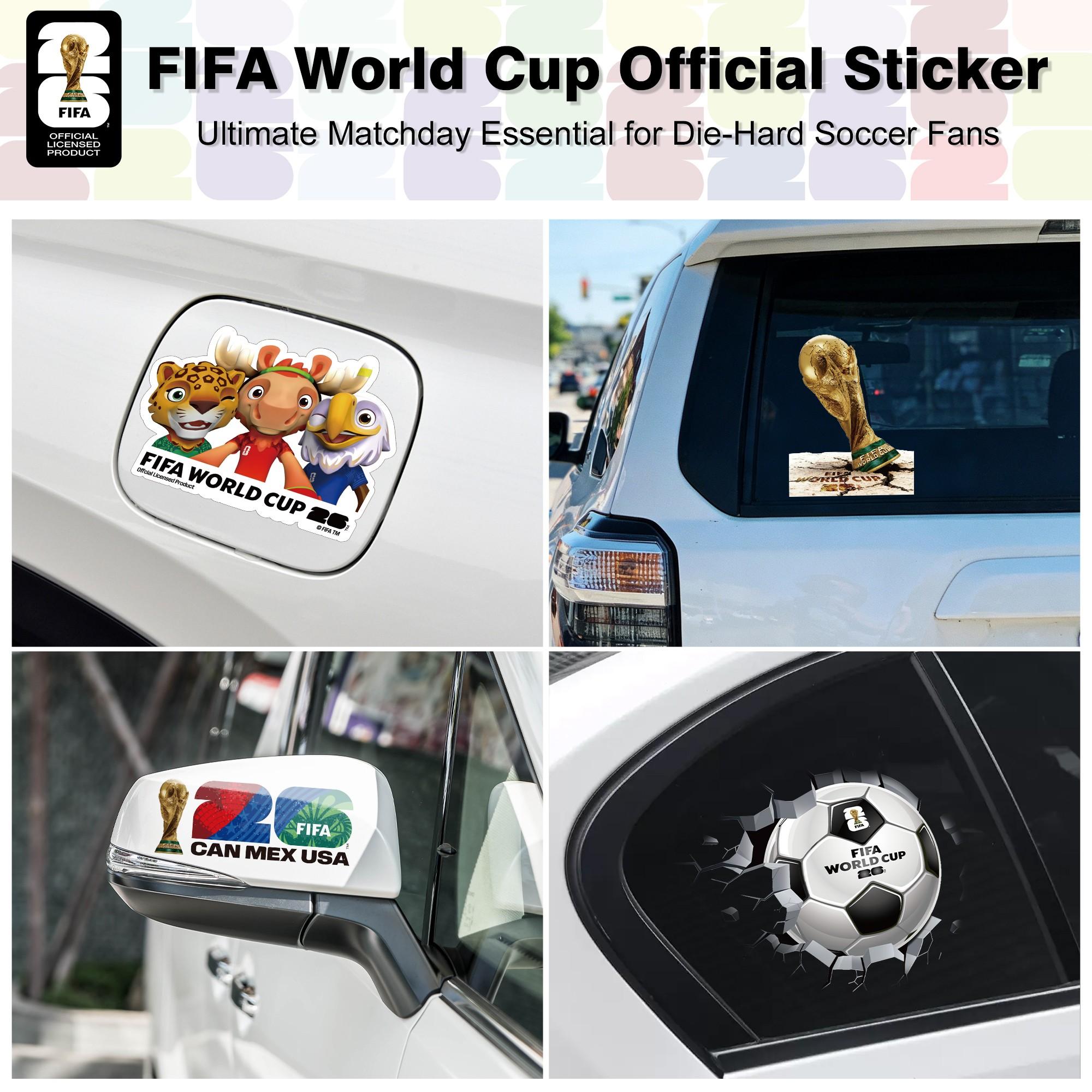 FIFA World Cup 2026 Car Decal - Official World Cup Car Sticker with ...